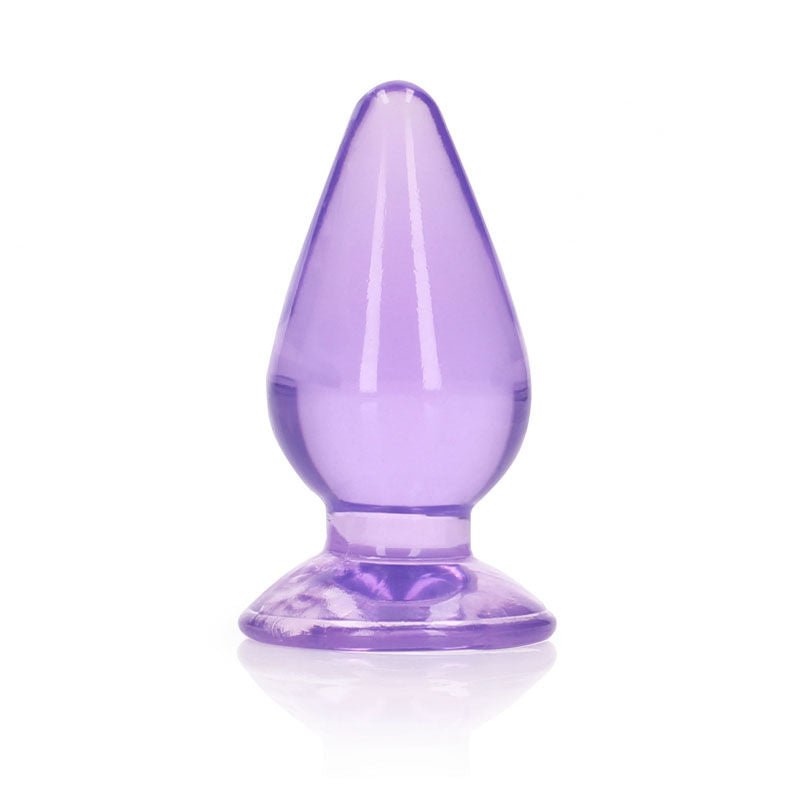 Realcock - 3.5" anal plug - purple, Product front view  | Flirtybay.com.au