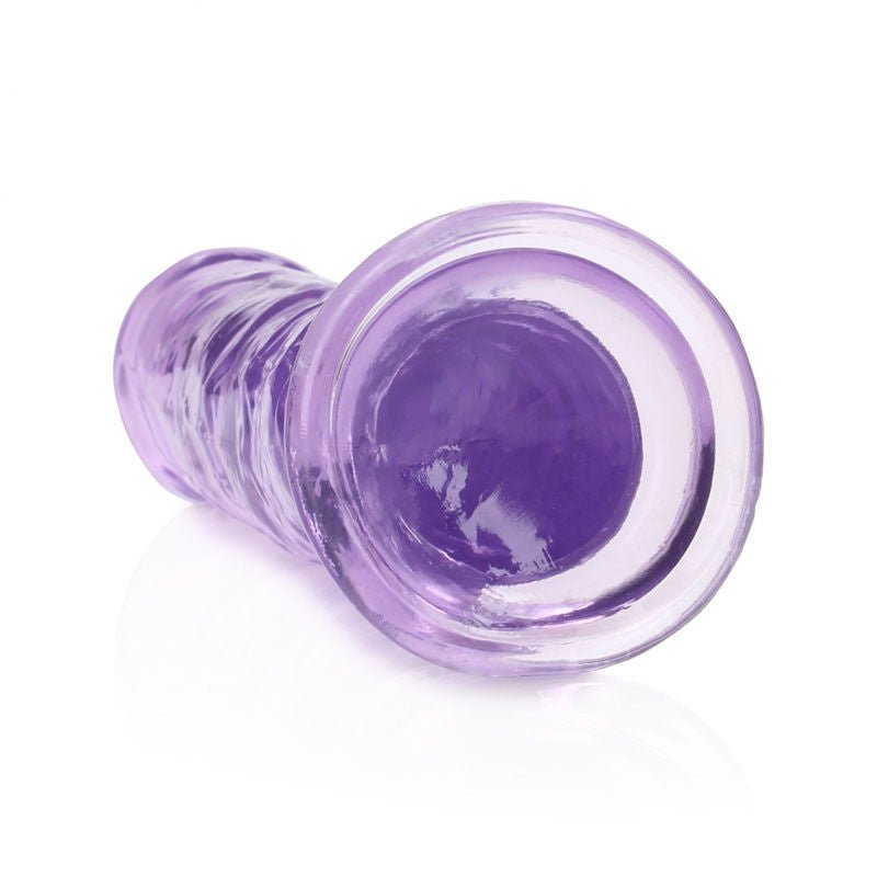 Realcock - 7.9" straight dildo - Purple, Product bottom view  | Flirtybay.com.au