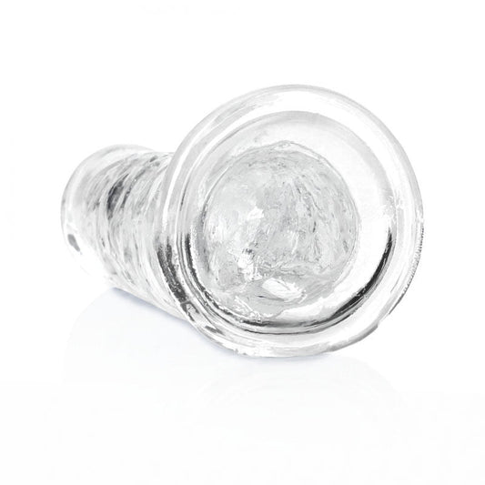 Realcock - 7.9" straight dildo - clear, Product bottom view  | Flirtybay.com.au