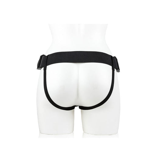Realcock - 7" hollow strapon with balls - Product back view  | Flirtybay.com.au