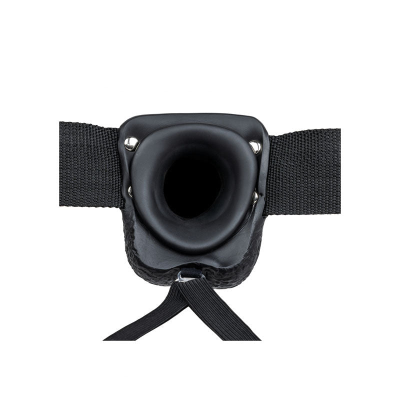 Realcock - 7" hollow strapon with balls - Product top view  | Flirtybay.com.au