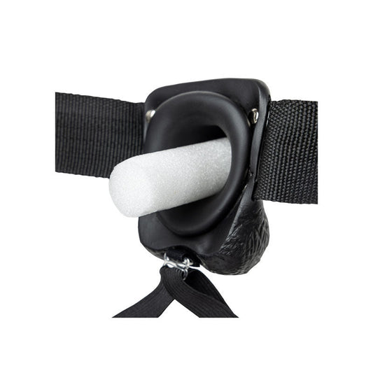 Realcock - 7" hollow strapon with balls - Product inside view  | Flirtybay.com.au
