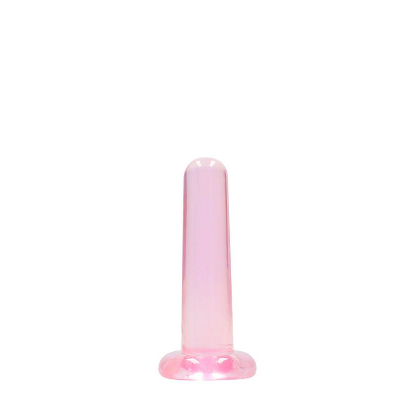Realcock - non realistic 5" dildo with suction cup - pink, Product front view  | Flirtybay.com.au