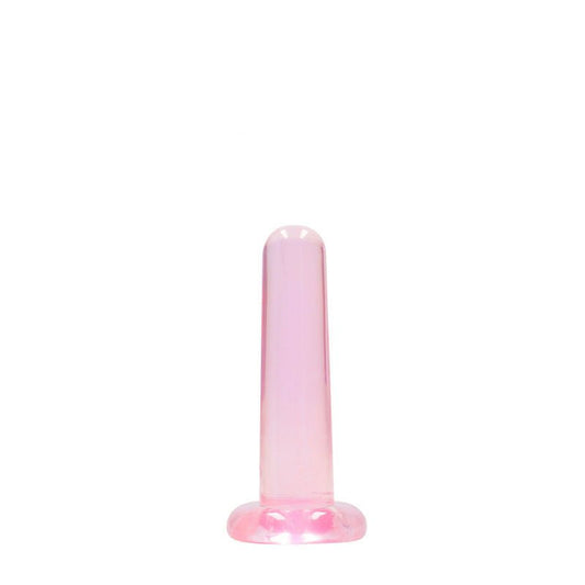 Realcock - non realistic 5" dildo with suction cup - pink, Product front view  | Flirtybay.com.au