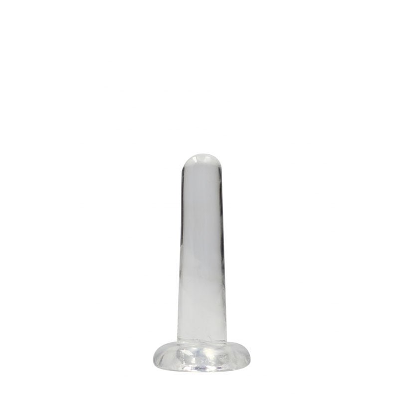 Realcock - 5" non realistic dildo with suction cup - clear, Product front view  | Flirtybay.com.au