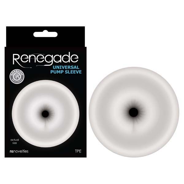 Renegade - universal pump sleeve - Product front view and box front view | Flirtybay.com.au