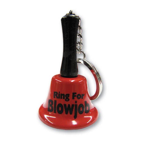 Ring for blowjob keychain bell - Product front view  | Flirtybay.com.au