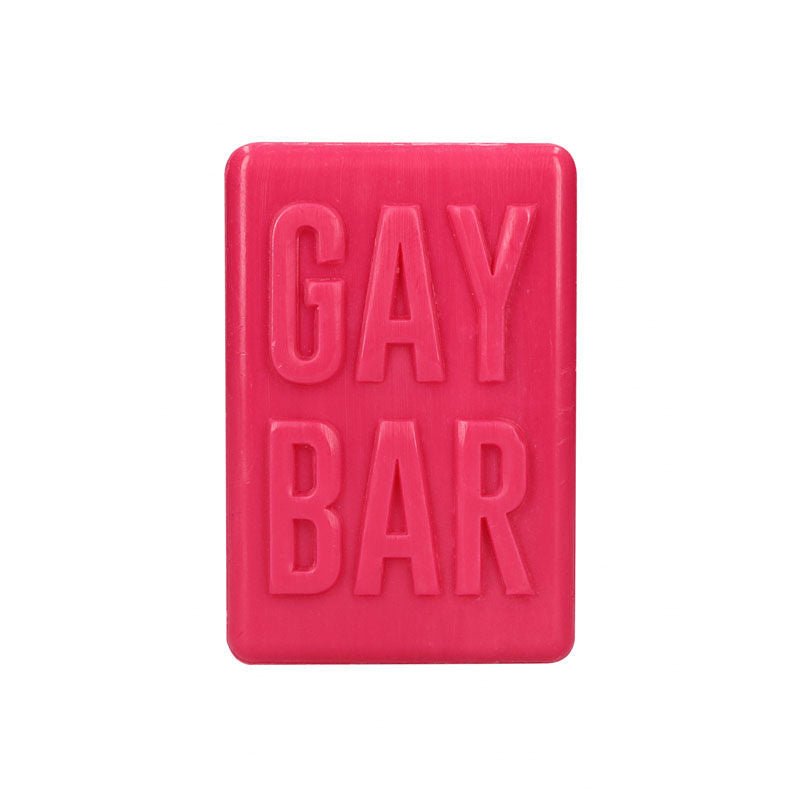 S-line soap bar  - Pink, Product front view  | Flirtybay.com.au