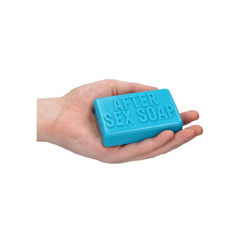 S-line soap bar  - blue, Product side view  | Flirtybay.com.au