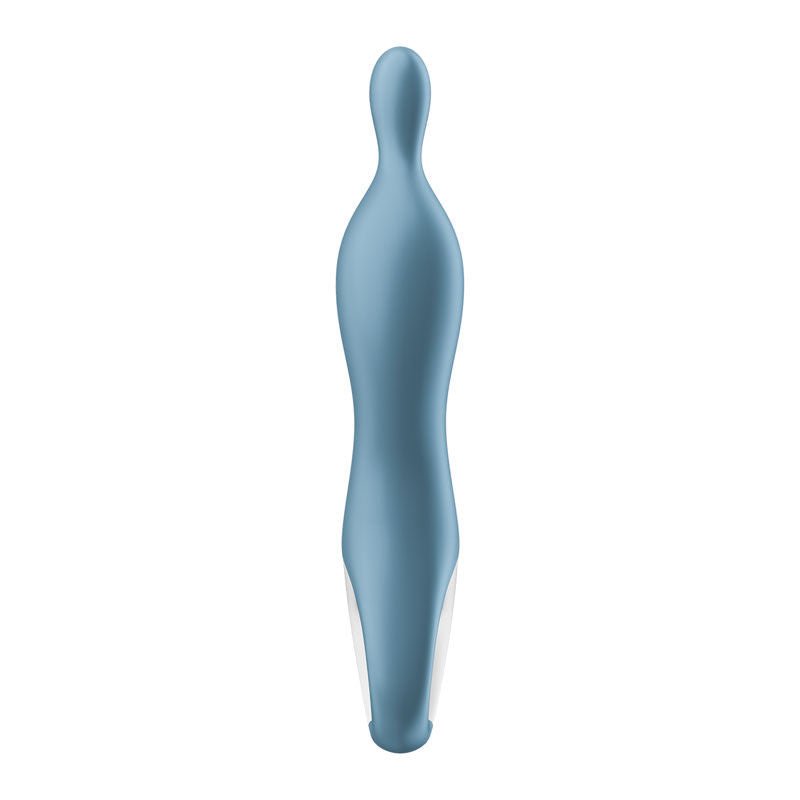 Satisfyer - a-mazing 1- a-spot stimulator - Blue, Product back view  | Flirtybay.com.au