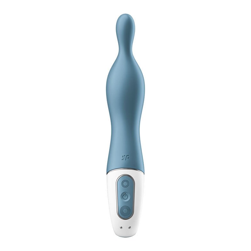 Satisfyer - a-mazing 1- a-spot stimulator - Blue, Product front view  | Flirtybay.com.au