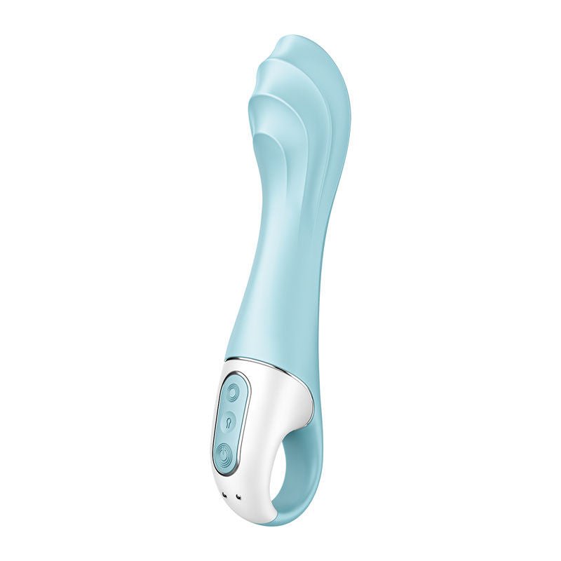 Satisfyer - air pump vibrator 5 - app controlled inflatable g-spot vibrator - Product side view  | Flirtybay.com.au