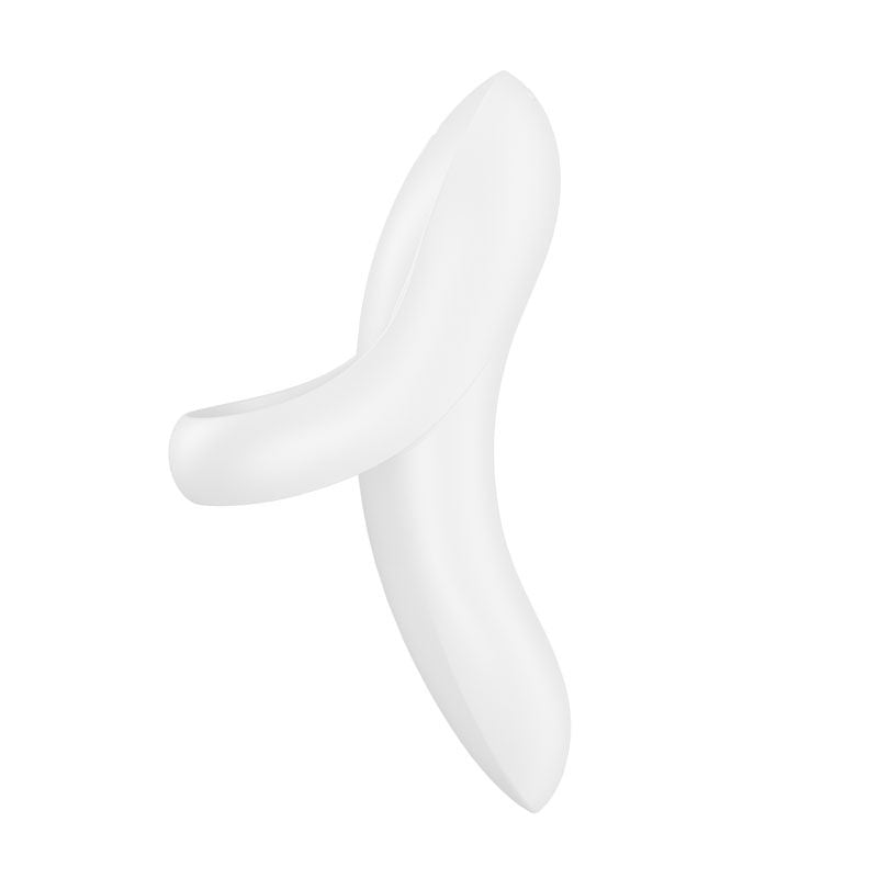 Satisfyer bold lover - finger vibrator - Grey, Product side two view  | Flirtybay.com.au