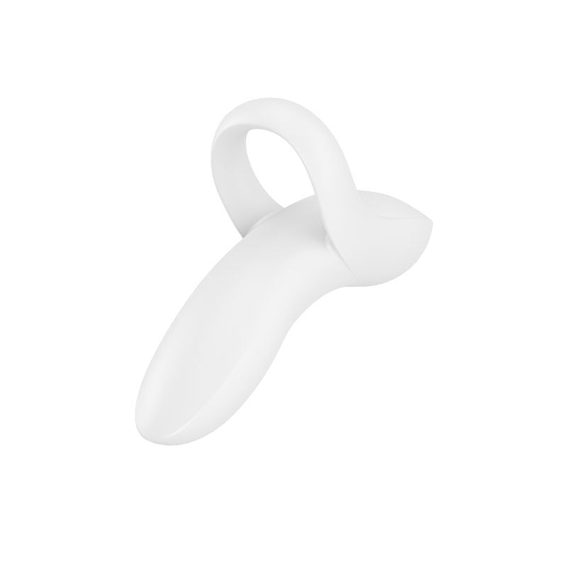 Satisfyer bold lover - finger vibrator - Grey, Product top view  | Flirtybay.com.au