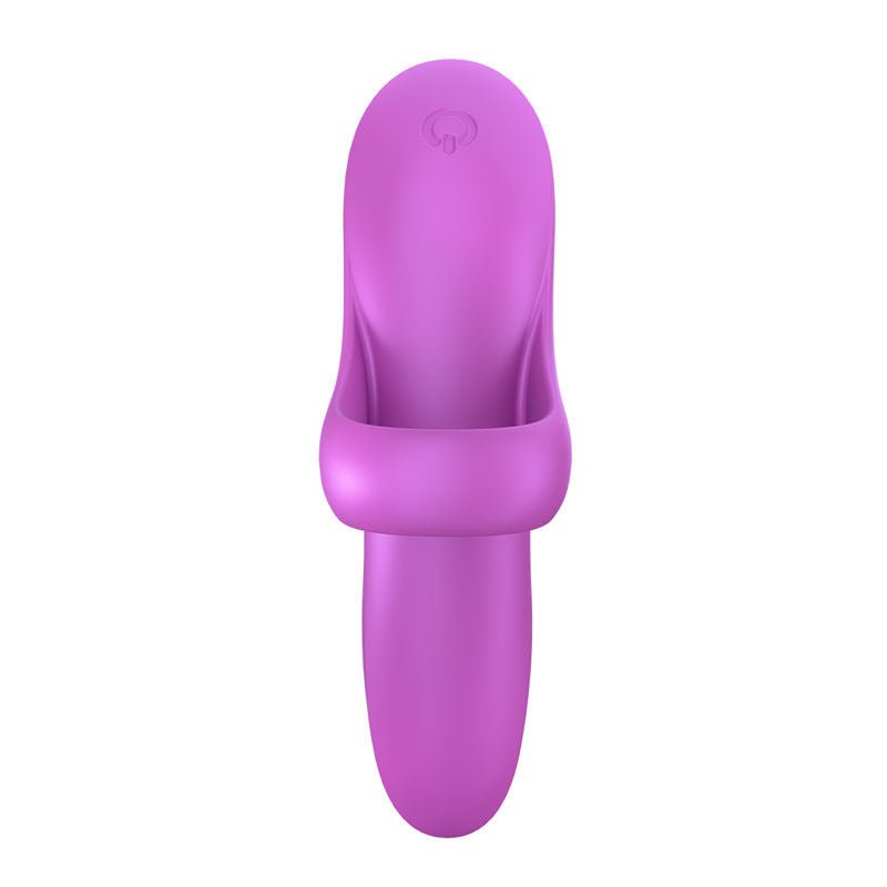 Satisfyer bold lover - finger vibrator - purple, Product front view  | Flirtybay.com.au