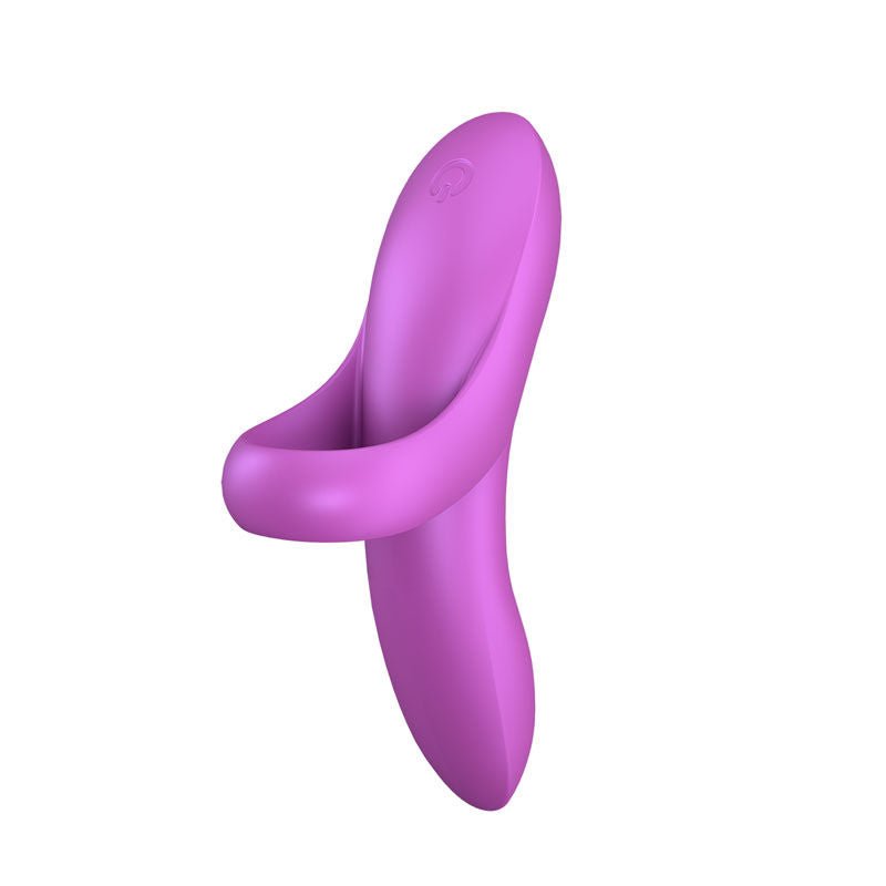 Satisfyer bold lover - finger vibrator - purple, Product side view  | Flirtybay.com.au