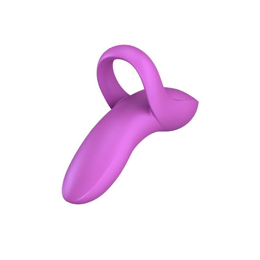 Satisfyer bold lover - finger vibrator - purple, Product top view  | Flirtybay.com.au