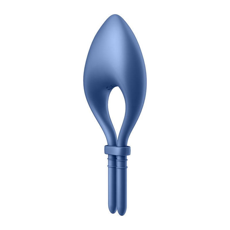 Satisfyer bullseye - cock ring - Blue, Product side two view  | Flirtybay.com.au