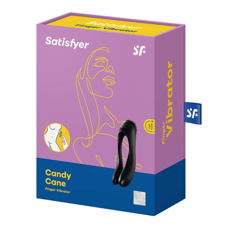 Satisfyer - candy cane - clitoral vibrator -  box side view | Flirtybay.com.au