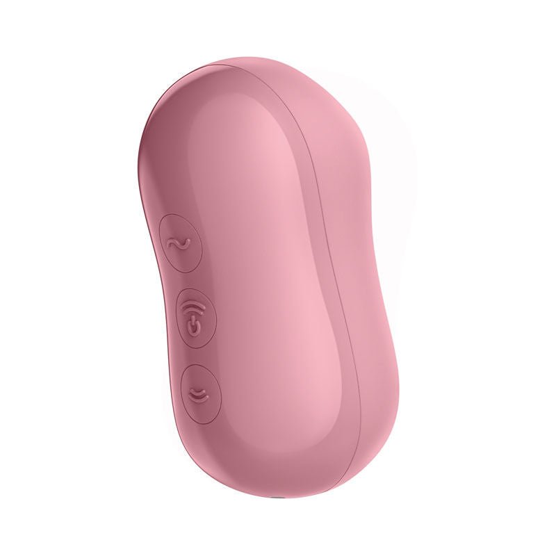 Satisfyer cotton candy - clitoral suction stimulator - Product side three view  | Flirtybay.com.au