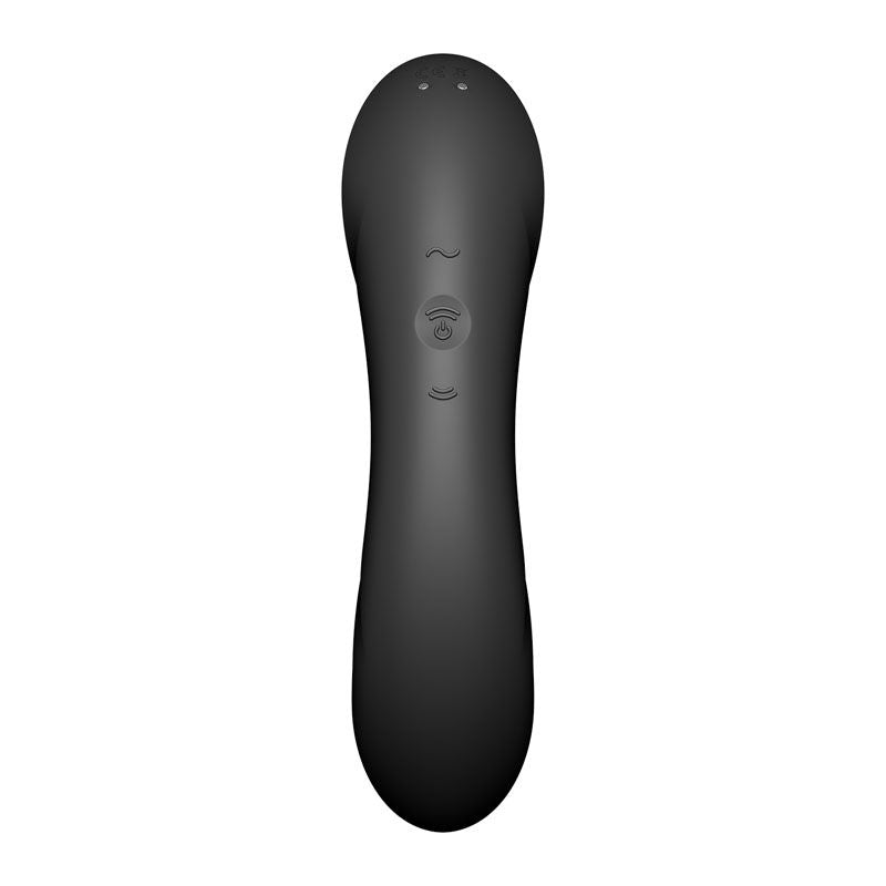 Satisfyer - curvy trinity 4 - clitoral suction-  g-spot vibrator - Product back view  | Flirtybay.com.au