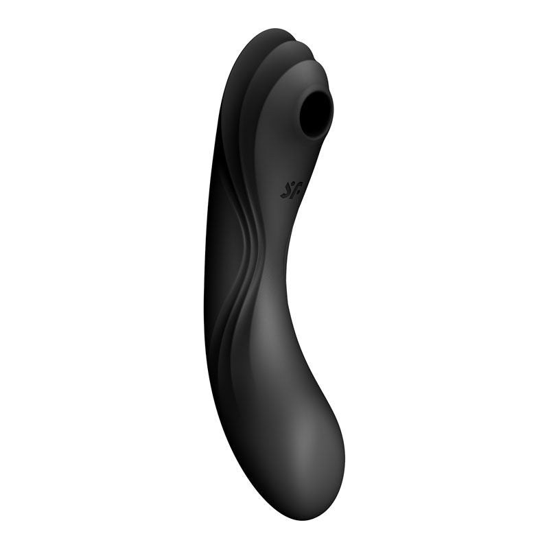 Satisfyer - curvy trinity 4 - clitoral suction-  g-spot vibrator - Product side five view  | Flirtybay.com.au