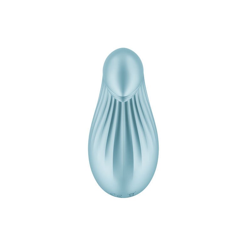 Satisfyer - dipping delight - clitoral stimulator - blue, Product front view  | Flirtybay.com.au