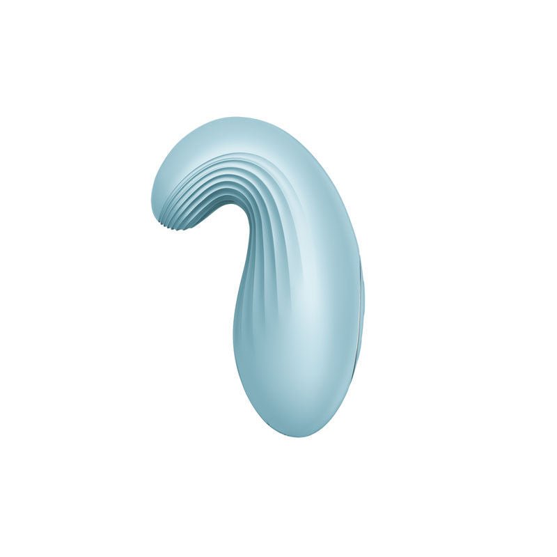 Satisfyer - dipping delight - clitoral stimulator - blue, Product side view  | Flirtybay.com.au