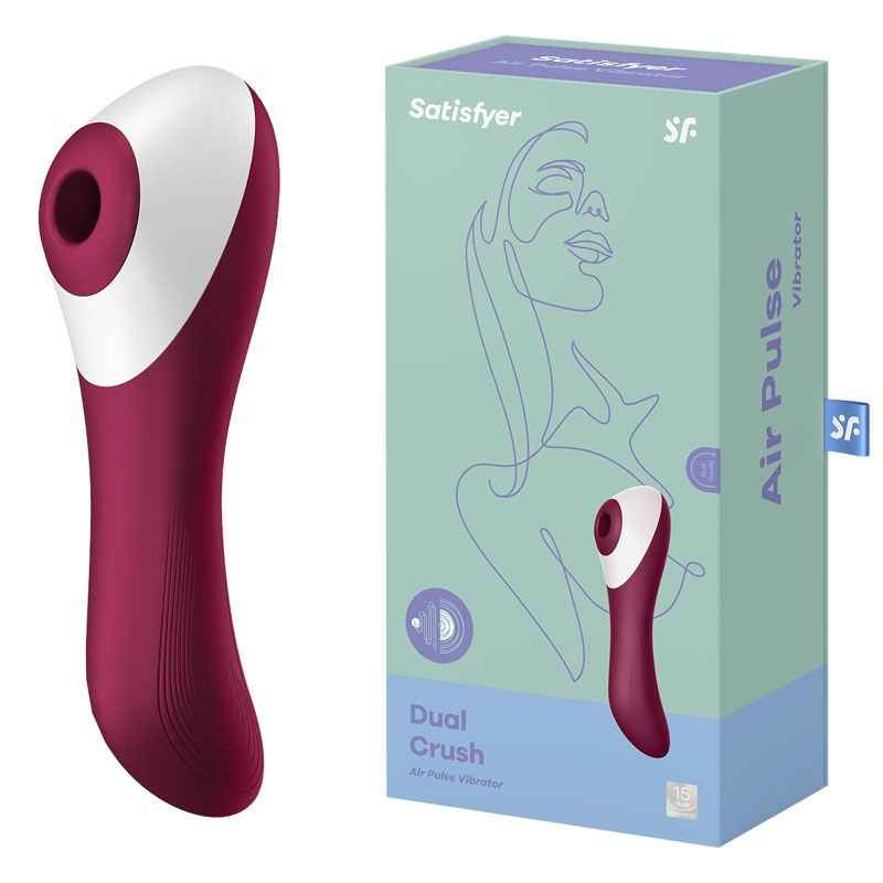 Satisfyer - Dual Crush - Ciltoral Suction Stimulator and G-Spot Vibrator