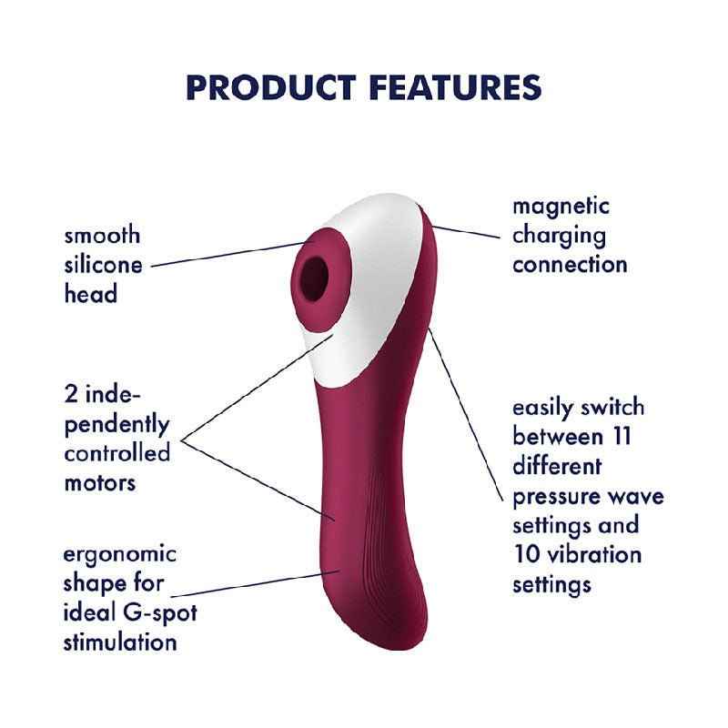Satisfyer - Dual Crush - Ciltoral Suction Stimulator and G-Spot Vibrator