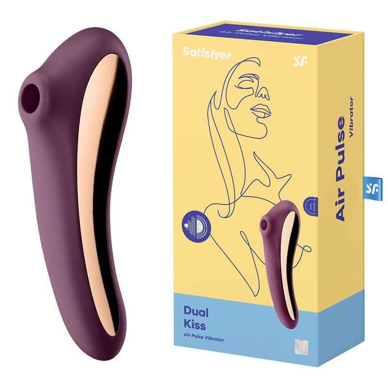 Satisfyer - Dual Kiss - Clitoral Suction Stimulator