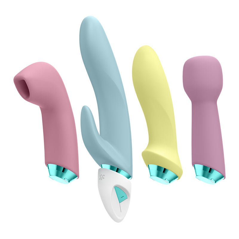 Satisfyer - fabulous four - vibrator kit - Product front view  | Flirtybay.com.au