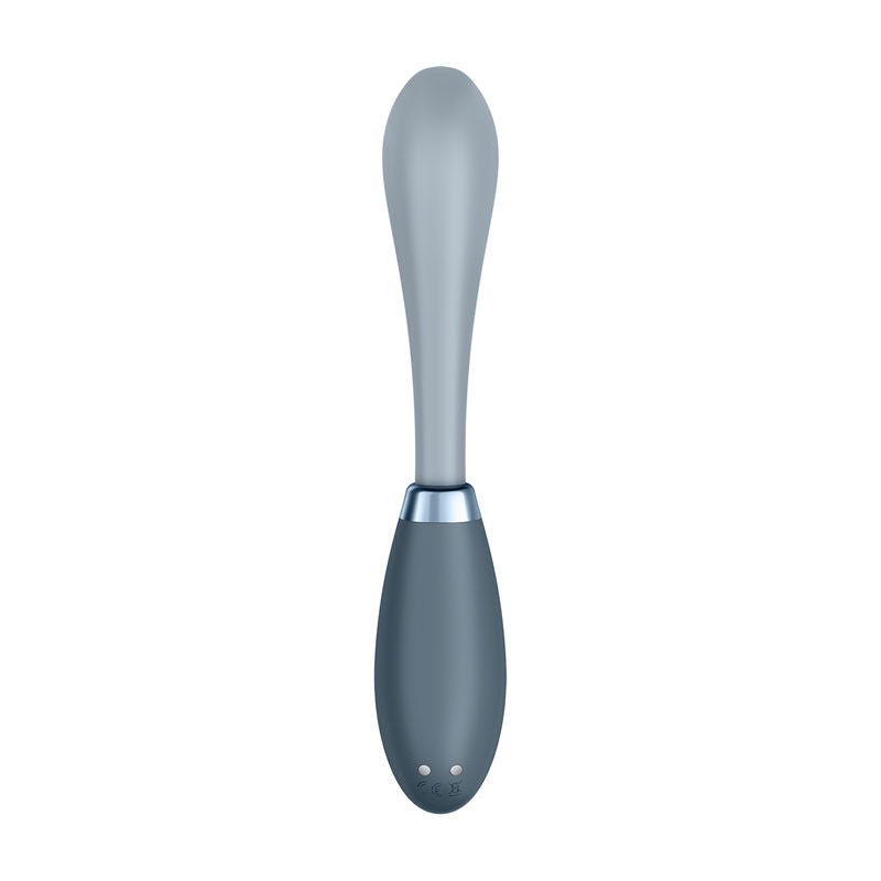 Satisfyer - g-spot flex 3 - g-spot vibrator - Grey-Product back view  | Flirtybay.com.au