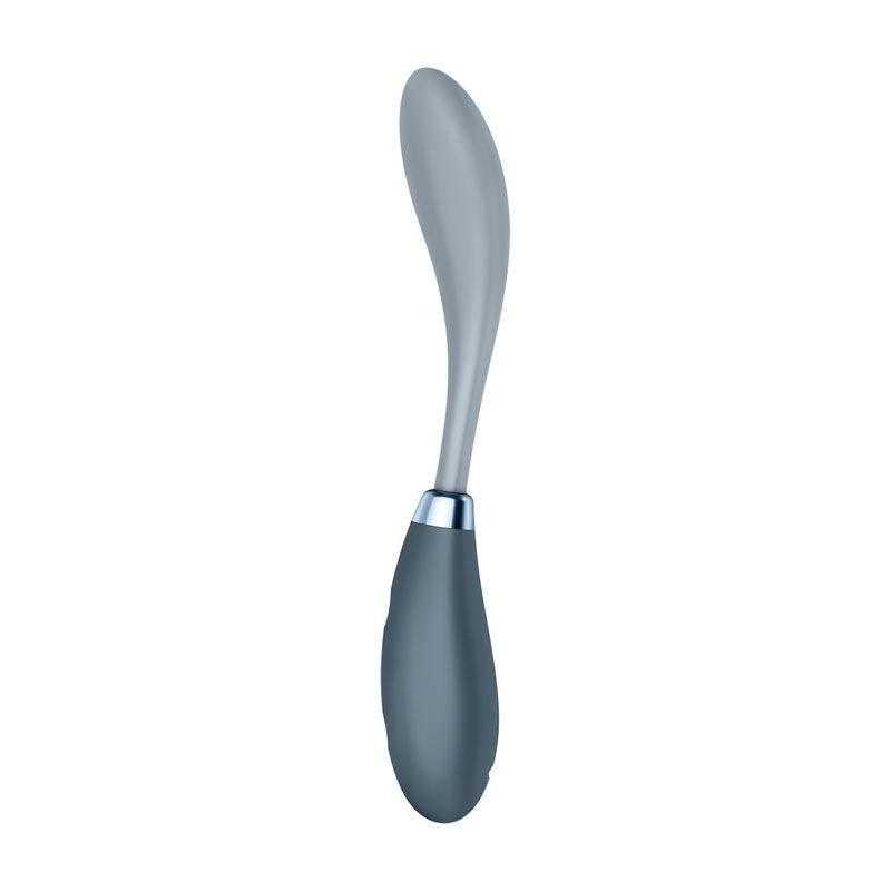Satisfyer - g-spot flex 3 - g-spot vibrator - GreyProduct side two view  | Flirtybay.com.au