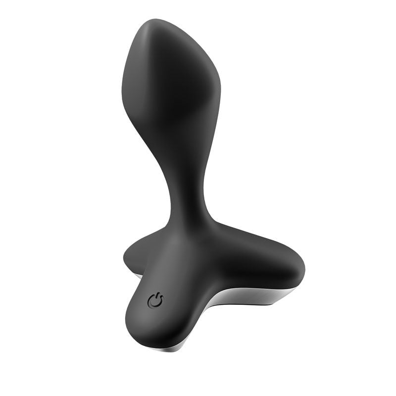 Satisfyer - game changer - vibrating butt plug - Black, Product side two view  | Flirtybay.com.au
