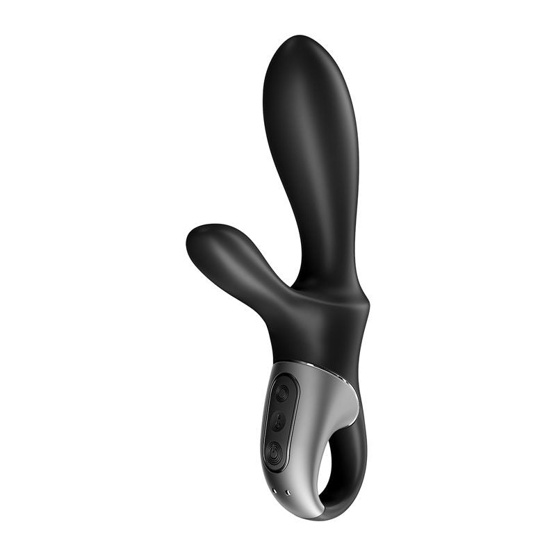 Satisfyer - heat climax + app controlled rabbit vibrator - Product side two view  | Flirtybay.com.au