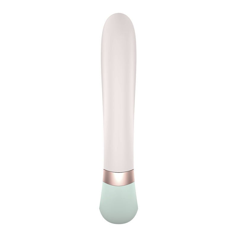 Satisfyer - heat wave - app controlled rabbit vibrator - Green, Product back view  | Flirtybay.com.au