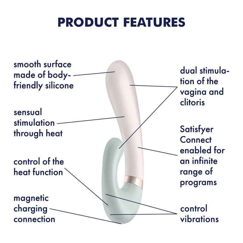 Satisfyer - Heat Wave - App Controlled Rabbit Vibrator