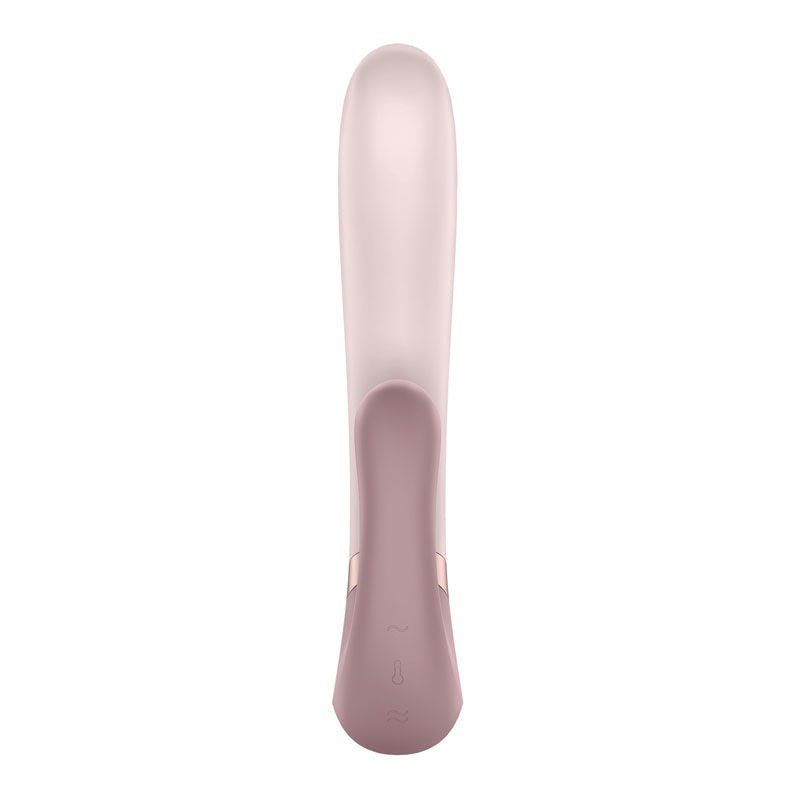 Satisfyer - heat wave - app controlled rabbit vibrator - Pink, Product front view  | Flirtybay.com.au