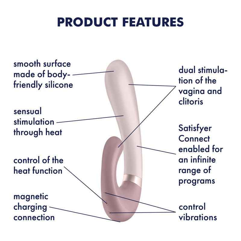 Satisfyer - Heat Wave - App Controlled Rabbit Vibrator