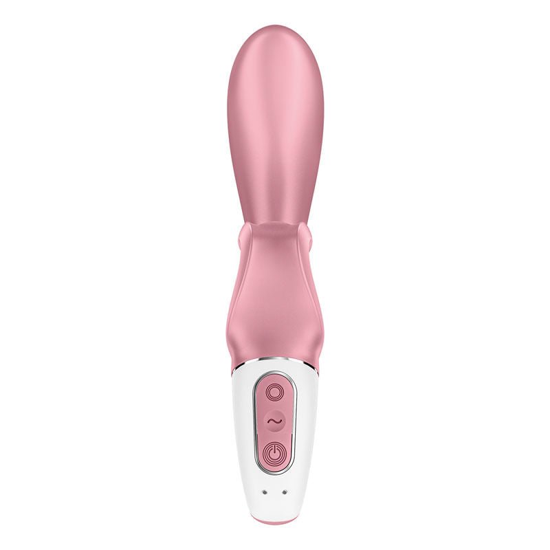 Satisfyer - hug me - controlled rabbit vibrator - pink, Product front view  | Flirtybay.com.au