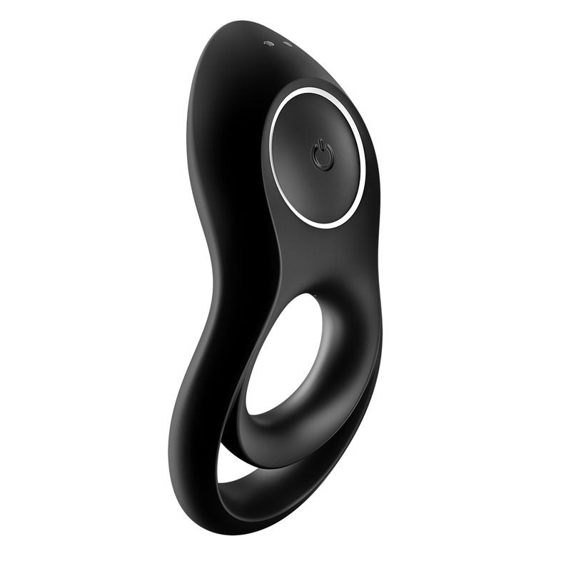 Satisfyer - legendary duo - vibrating  cock ring - Product back view  | Flirty Bay