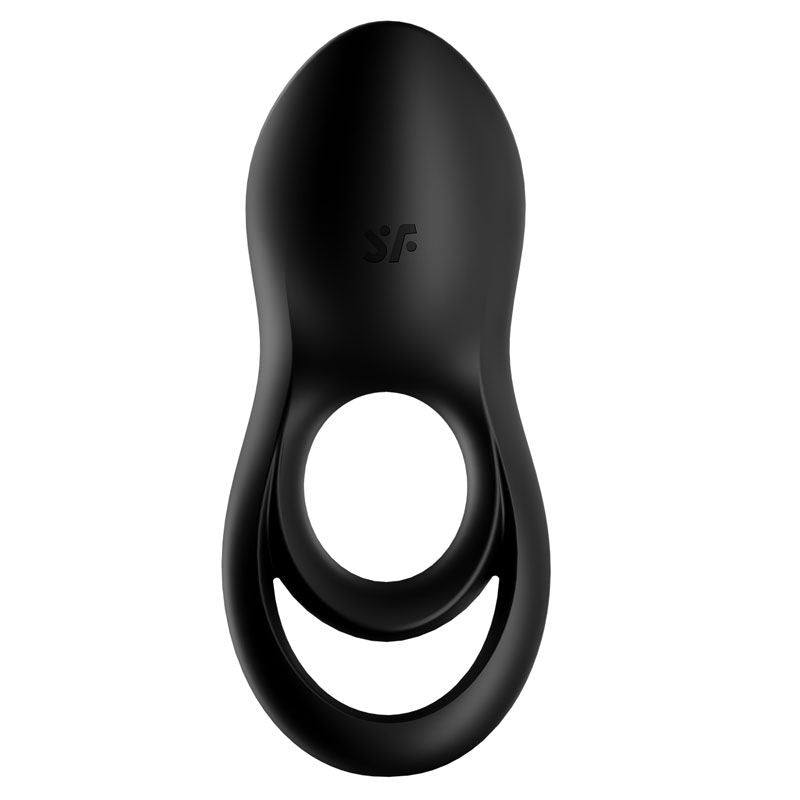 Satisfyer - legendary duo - vibrating  cock ring - Product front view  | Flirty Bay