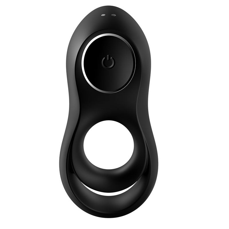 Satisfyer - legendary duo - vibrating  cock ring - second Product front view  | Flirty Bay