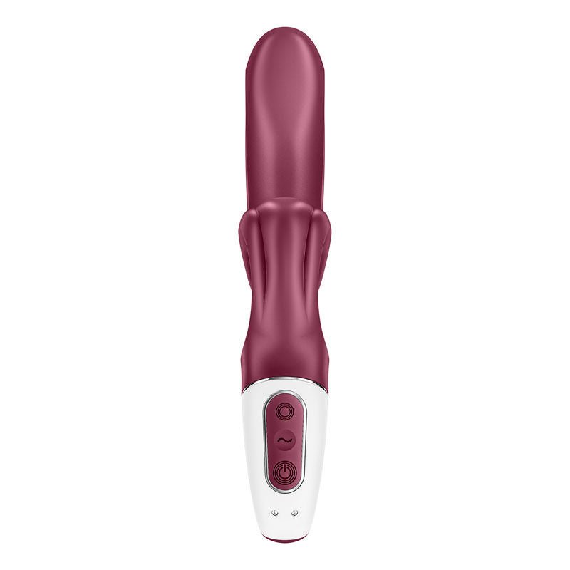 Satisfyer - love me - rabbit vibrator - red-Product front view  | Flirtybay.com.au