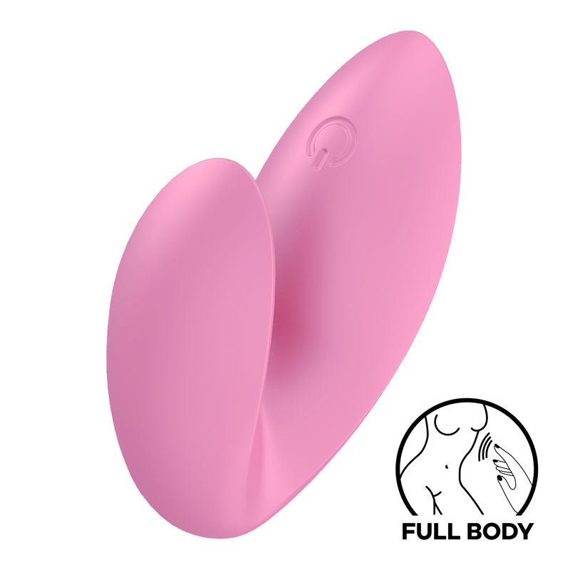 Satisfyer love riot - clitoral stimulator - Pink, Product top view  | Flirtybay.com.au