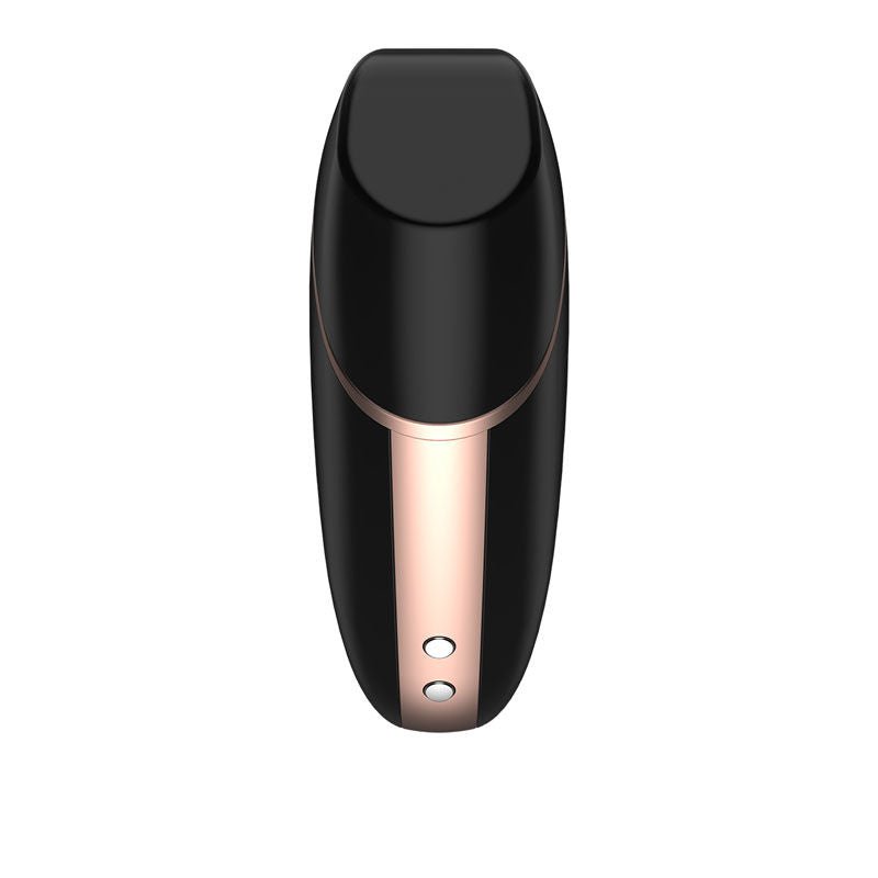 Satisfyer - love triangle - controlled clitoral suction stimulator - Black, Product front view  | Flirtybay.com.au
