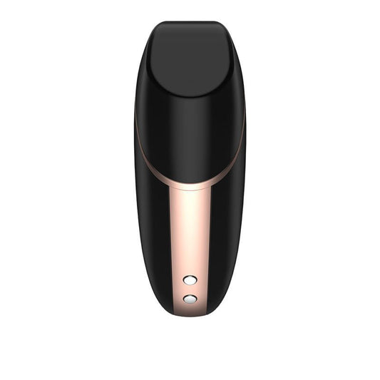 Satisfyer - love triangle - controlled clitoral suction stimulator - Black, Product front view  | Flirtybay.com.au