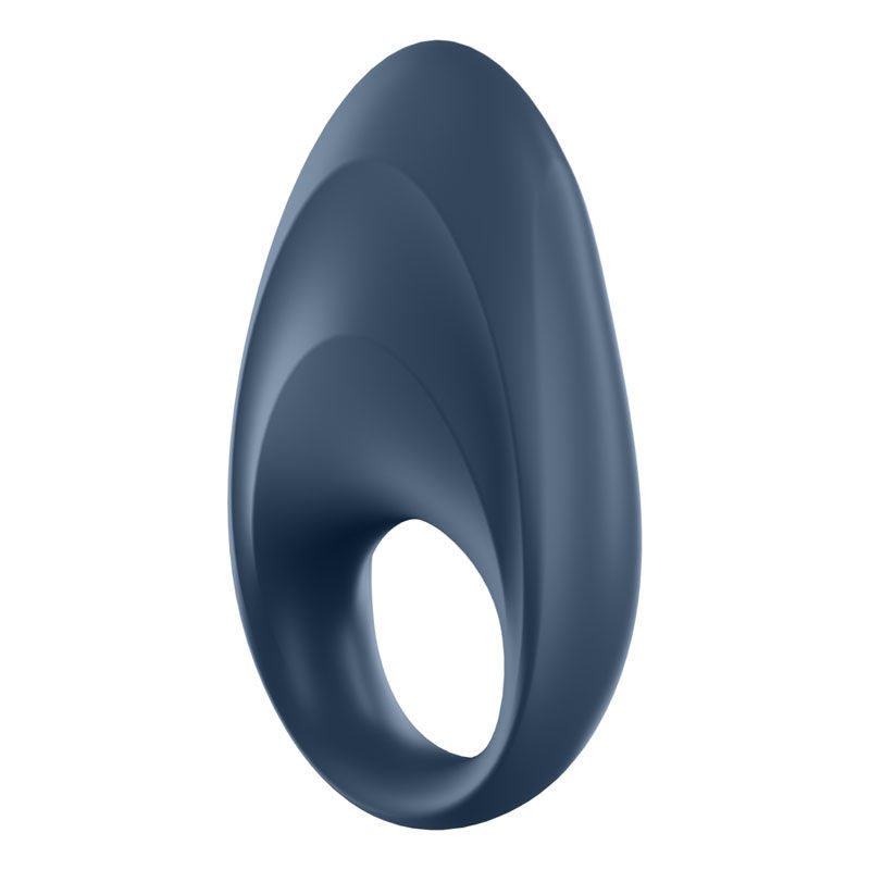 Satisfyer - mighty one - app controlled cock ring - Product side three view  | Flirtybay.com.au