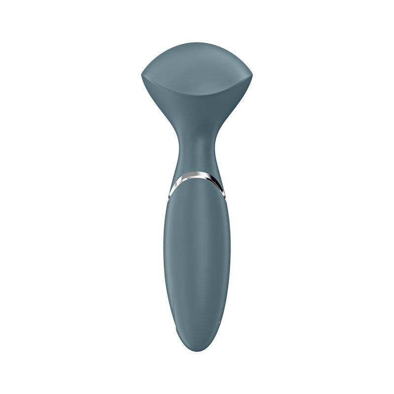 Satisfyer - mini wand-er - clitoral vibrator - Grey, Product front view  | Flirtybay.com.au